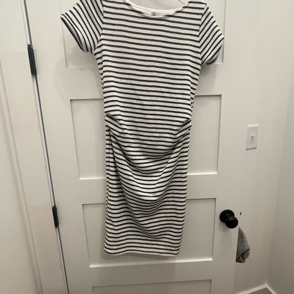 Thick form fitting maternity dress pinkblush